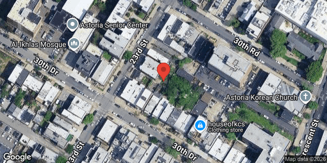 Aerial map of 30-53 23 STREET, Queens