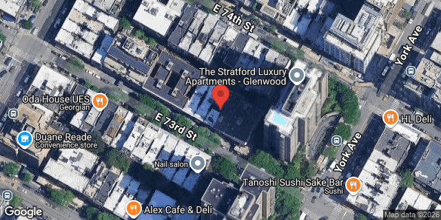 Aerial map of 425 EAST 73 STREET, Manhattan