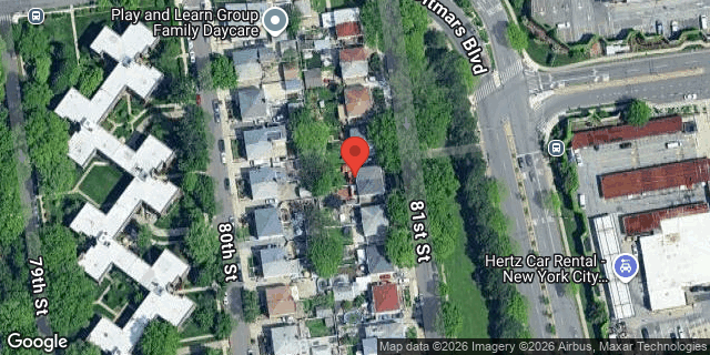 Aerial map of 22-22 81 STREET, Queens