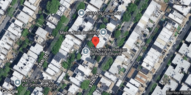 Aerial map of 25-30 37 STREET, Queens