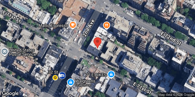 Aerial map of 1384 2 AVENUE, Manhattan