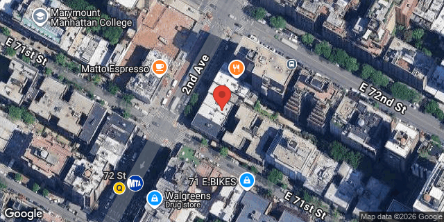 Aerial map of 1386 2 AVENUE, Manhattan