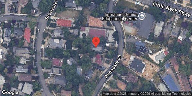 Aerial map of 49-28 ANNADALE LANE, Queens