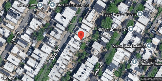 Aerial map of 25-37 35 STREET, Queens