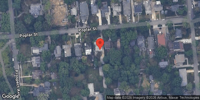 Aerial map of 240-42 POPLAR STREET, Queens