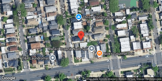 Aerial map of 21-47 74 STREET, Queens