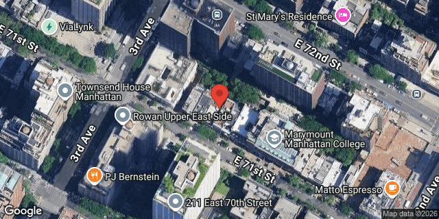Aerial map of 209 EAST 71 STREET, Manhattan