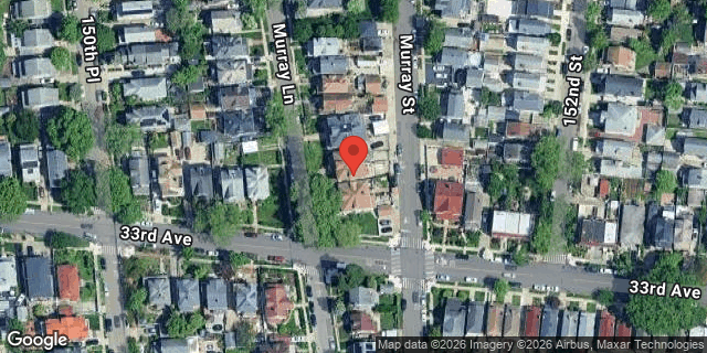 Aerial map of 32-37 MURRAY LANE, Queens
