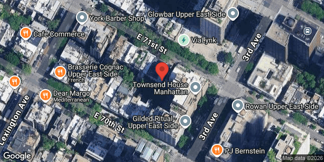 Aerial map of 172 EAST 71 STREET, Manhattan