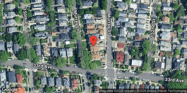 Aerial map of 32-35 MURRAY LANE, Queens