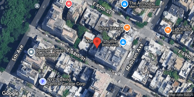Aerial map of 9 EAST 68 STREET, Manhattan
