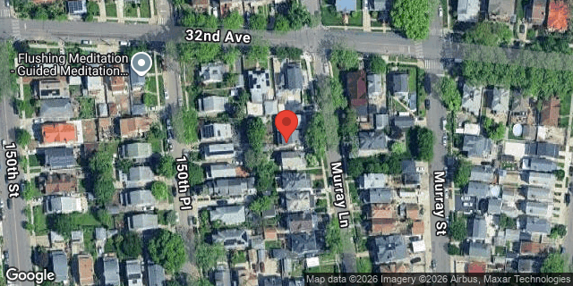 Aerial map of 32-18 MURRAY LANE, Queens