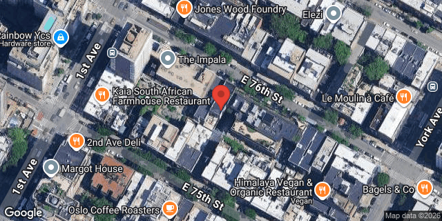 Aerial map of 418 EAST 76 STREET, Manhattan