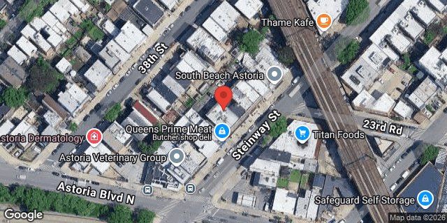 Aerial map of 23-58 STEINWAY STREET, Queens