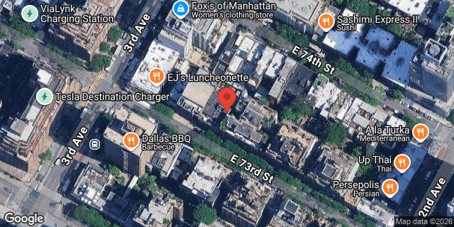 Aerial map of 213 EAST 73 STREET, Manhattan