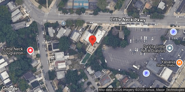 Aerial map of 42-28 LITTLE NECK PARKWAY, Queens