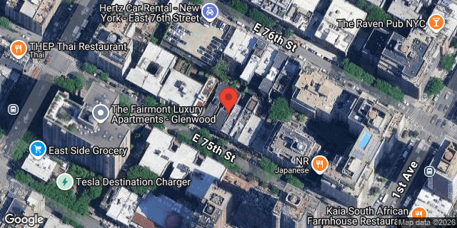 Aerial map of 321 EAST 75 STREET, Manhattan