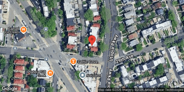 Aerial map of 28-46 UTOPIA PARKWAY, Queens