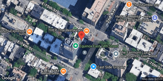 Aerial map of 1435 2 AVENUE, Manhattan