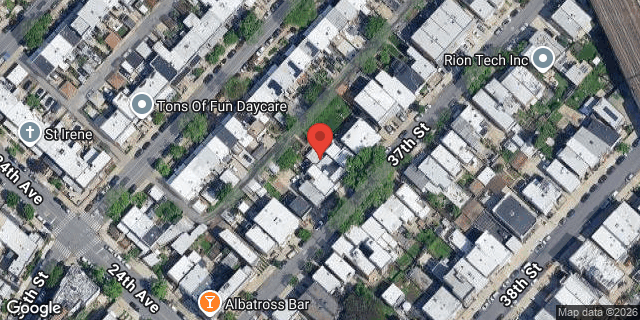 Aerial map of 23-68 37 STREET, Queens