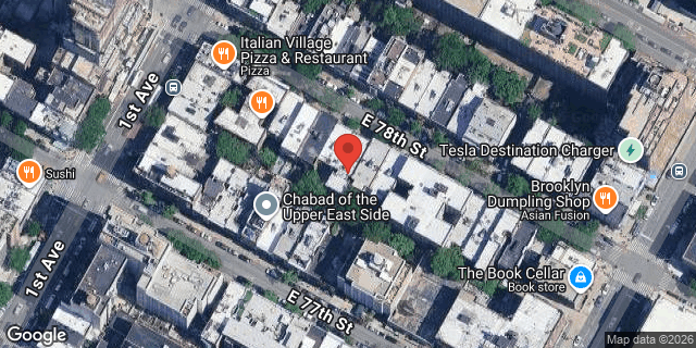Aerial map of 416 EAST 78 STREET, Manhattan