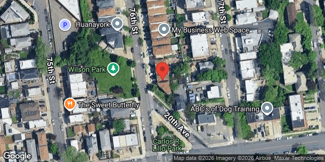 Aerial map of 19-77 76 STREET, Queens