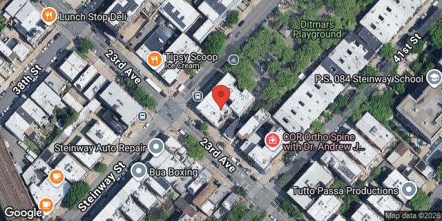 Aerial map of 22-77 STEINWAY STREET, Queens
