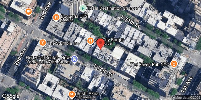 Aerial map of 343 EAST 76 STREET, Manhattan