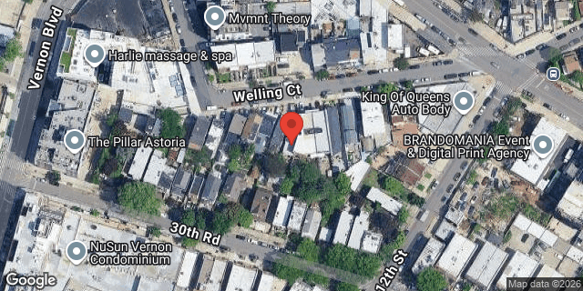 Aerial map of 11-42 WELLING COURT, Queens