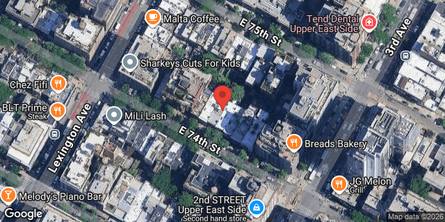 Aerial map of 165 EAST 74 STREET, Manhattan