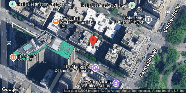 Aerial map of 15 WEST 64 STREET, Manhattan