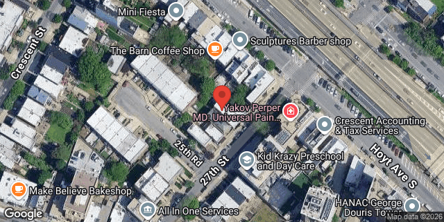 Aerial map of 25-14 27 STREET, Queens