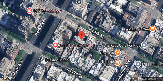 Aerial map of 112 EAST 74 STREET, Manhattan