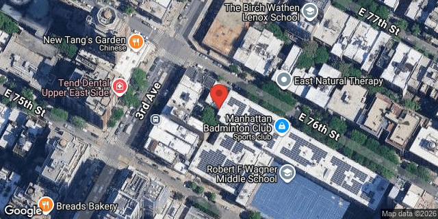 Aerial map of 204 EAST 76 STREET, Manhattan