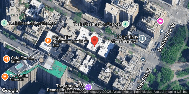 Aerial map of 10 WEST 65 STREET, Manhattan