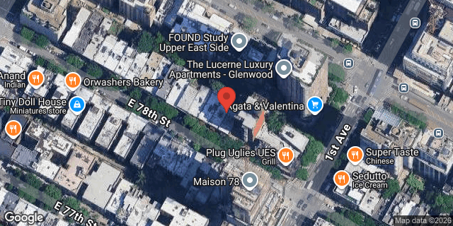 Aerial map of 347 EAST 78 STREET, Manhattan