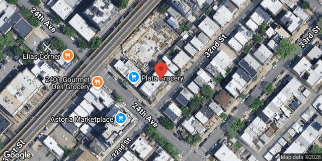 Aerial map of 23-90 32 STREET, Queens