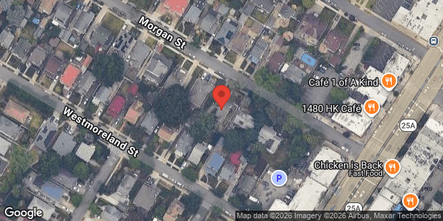 Aerial map of 43-14 MORGAN STREET, Queens