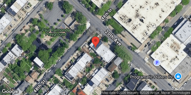 Aerial map of 48-06 20 AVENUE, Queens