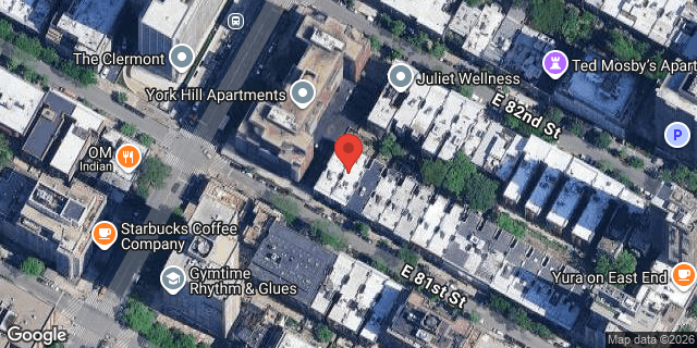Aerial map of 507 EAST 81 STREET, Manhattan