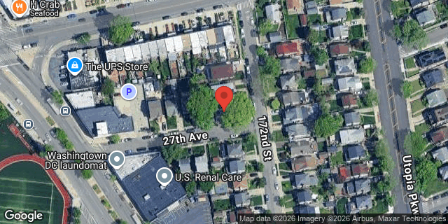Aerial map of 26-24 172 STREET, Queens