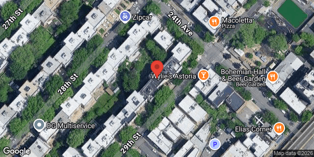 Aerial map of 24-16 29 STREET, Queens