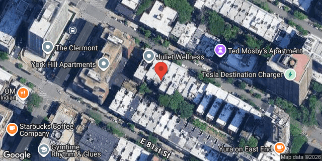 Aerial map of 512 EAST 82 STREET, Manhattan