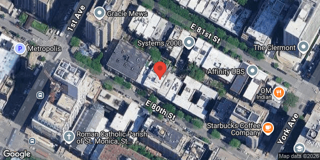Aerial map of 425 EAST 80 STREET, Manhattan