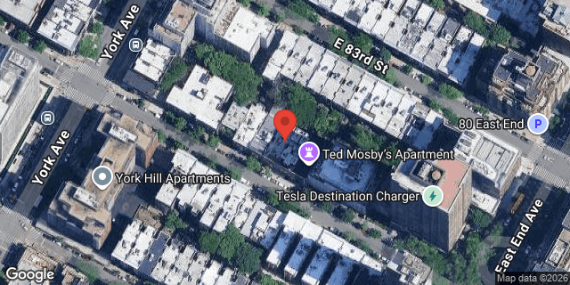 Aerial map of 517 EAST 82 STREET, Manhattan