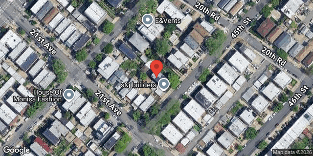 Aerial map of 20-70 45 STREET, Queens