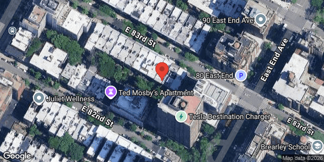 Aerial map of 530 EAST 83 STREET, Manhattan