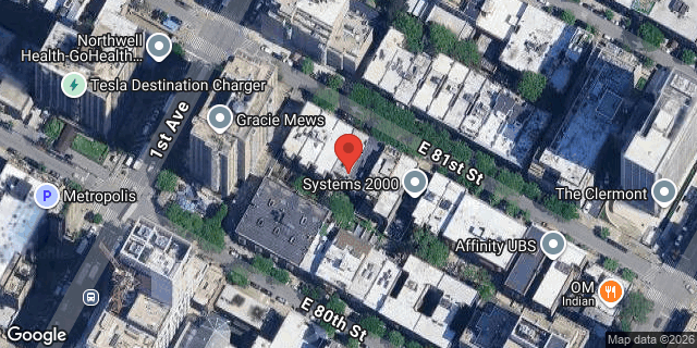 Aerial map of 416 EAST 81 STREET, Manhattan