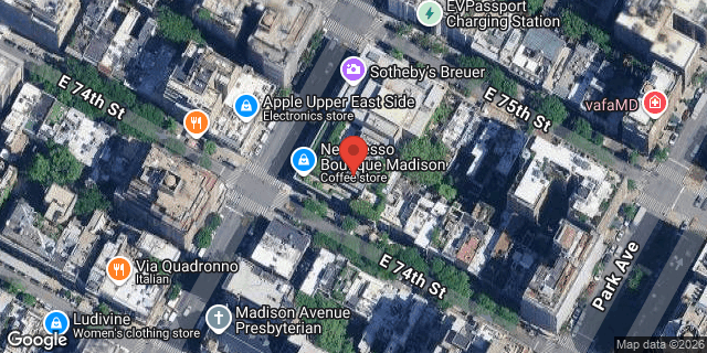 Aerial map of 933 MADISON AVENUE, Manhattan