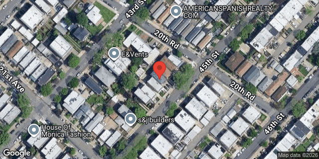 Aerial map of 20-54 45 STREET, Queens